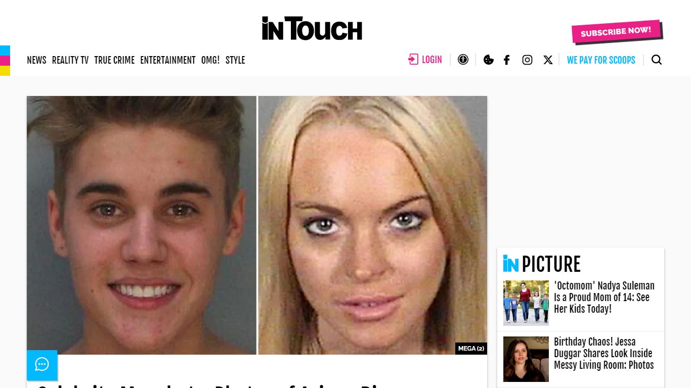 Celebrity Mugshots: Photos of Stars Who've Been Arrested - In Touch Weekly